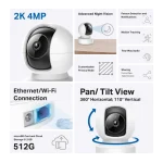 מצלמת אבטחה 360° Tapo C222 4MP מבית TP-LINK