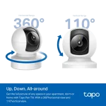 מצלמת אבטחה 360° Tapo C222 4MP מבית TP-LINK