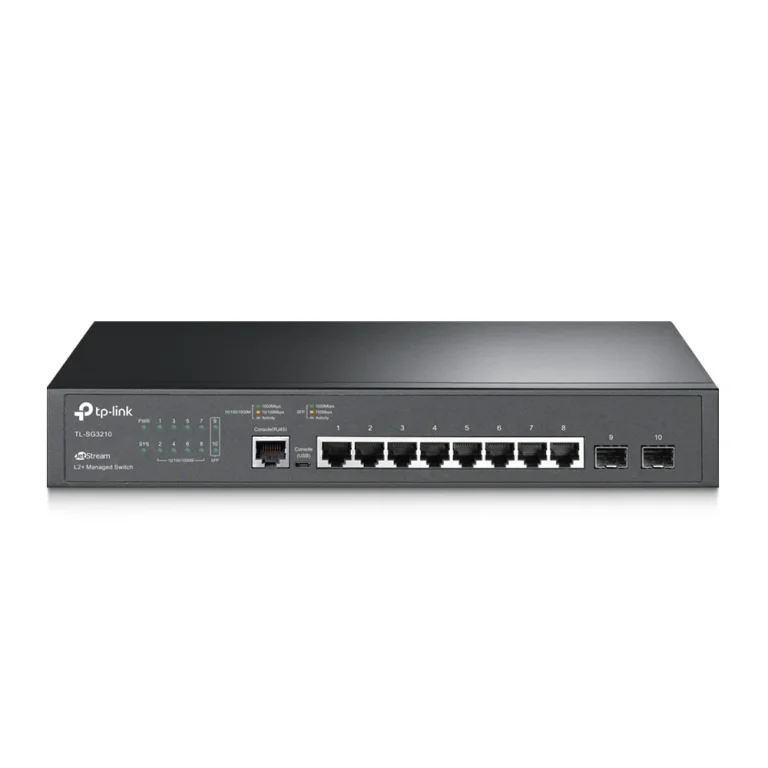 SG3210 8-Port Gigabit L2+ Switch מבית OMADA