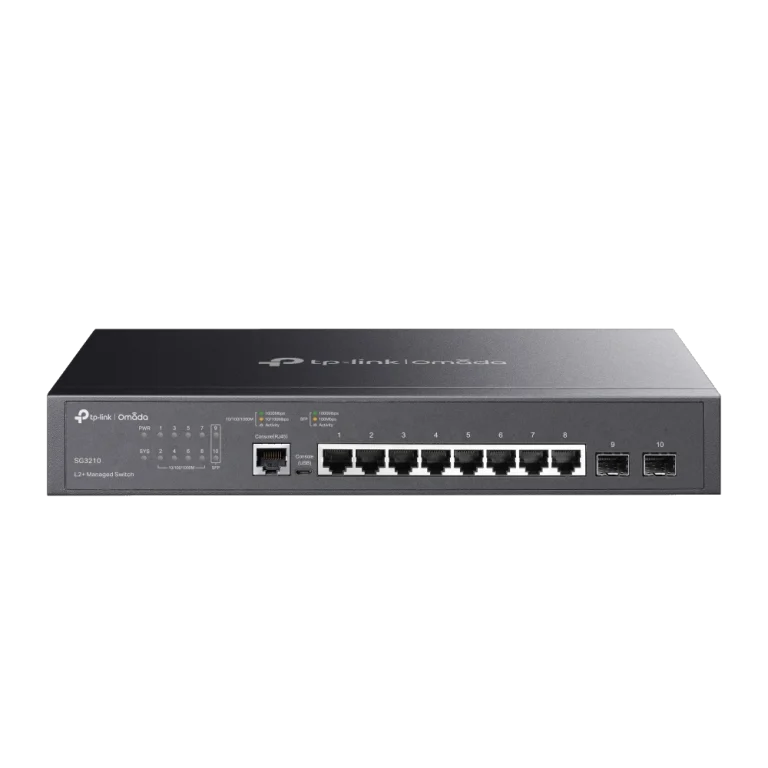 SG3210 8-Port Gigabit L2+ Switch מבית OMADA