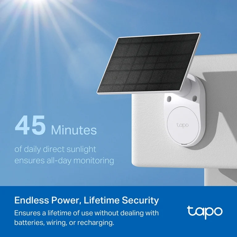 מצלמה 3MP+פאנל סולארי Tapo C410 KIT מבית TP-LINK