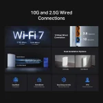 Archer BE450 BE7200 Wi-Fi 7 Router מבית TP-LINK