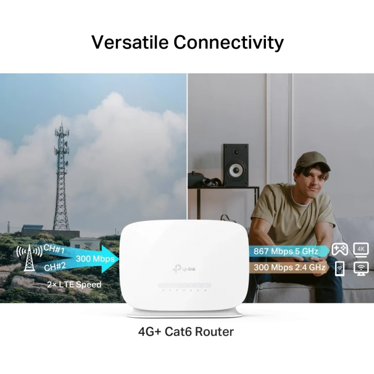 Archer MR505 4G+ Cat6 AC1200 Router מבית TP-LINK