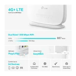 Archer MR505 4G+ Cat6 AC1200 Router מבית TP-LINK