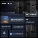 נתב Archer BE550 BE9300 WI-FI7 מבית TP-LINK