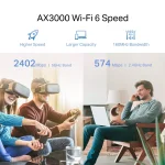 RE705X AX3000 Mesh WiFi 6 Extender מבית TP-LINK