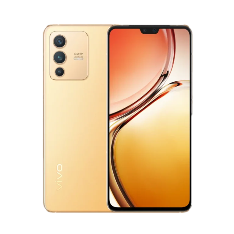 סמארטפון vivo V23 5G בצבע זהב שמש