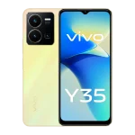 סמארטפון vivo דגם Y35 בצבע זהב שמש