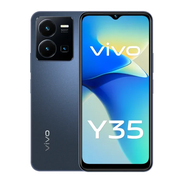 סמארטפון vivo דגם Y35 בצבע כחול כוכבים