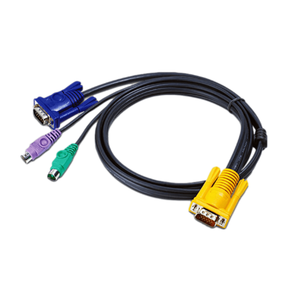 2L-5202P 1.8M PS/2 KVM מבית ATEN