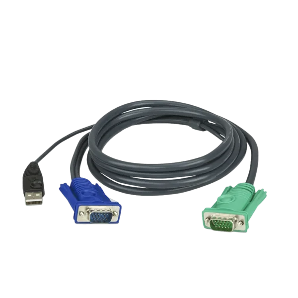 ATEN 3M USB KVM Cable with 3 in 1 SPHD 2L-5203U