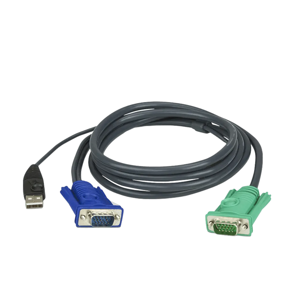 ATEN 3M USB KVM Cable with 3 in 1 SPHD 2L-5203U