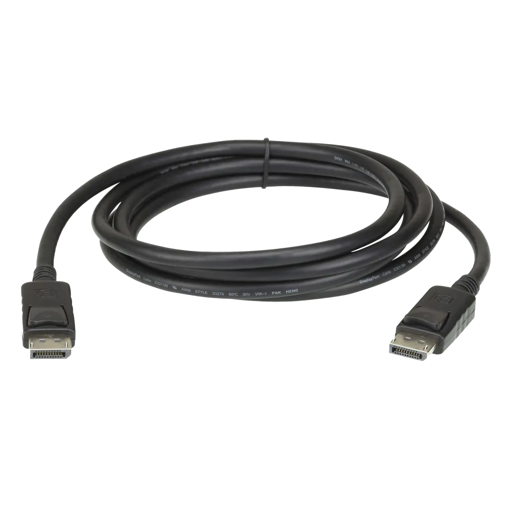2L-7D02DP 2m DisplayPort rev.1.4 Cable מבית ATEN