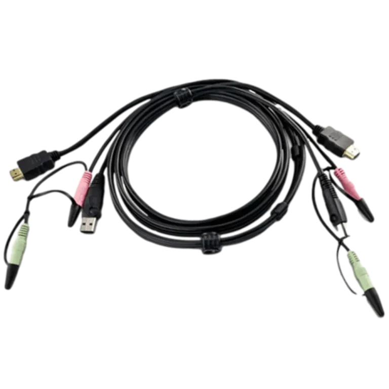 2L-7D02UH 1.8M USB HDMI KVM Cable מבית ATEN