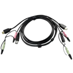 2L-7D02UH 1.8M USB HDMI KVM Cable מבית ATEN