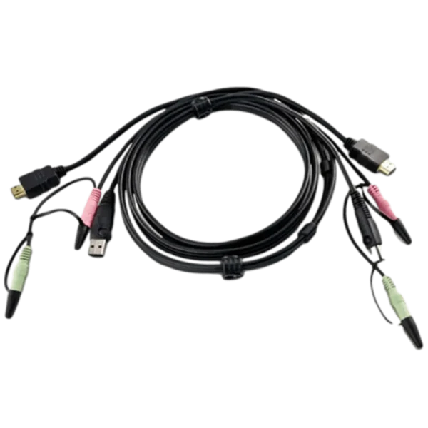 2L-7D02UH 1.8M USB HDMI KVM Cable מבית ATEN