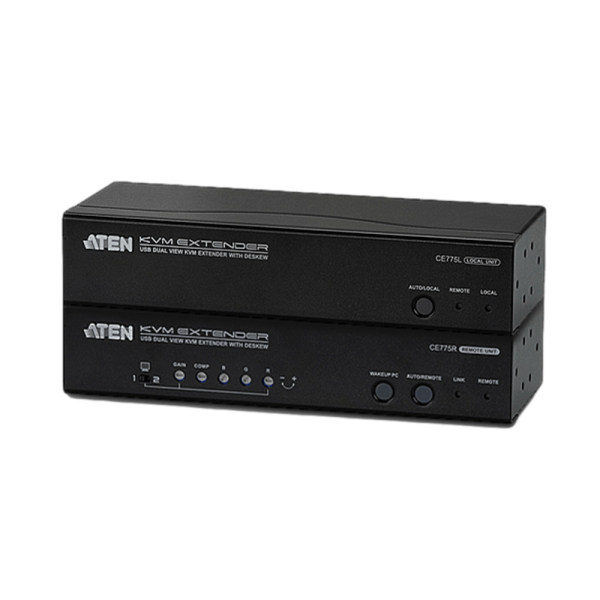 ATEN USB VGA Dual View Cat 5 KVM Extender CE775