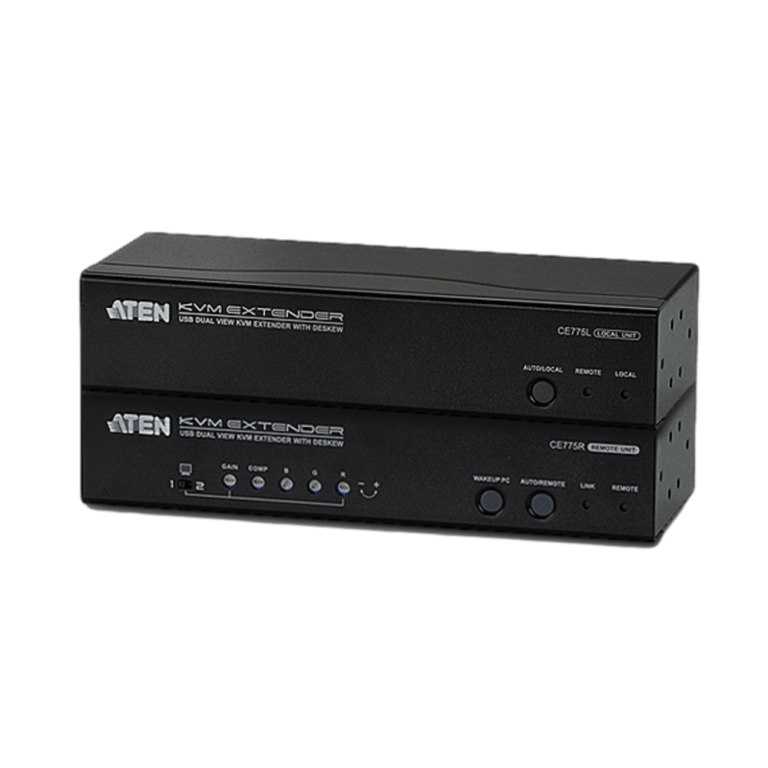 ATEN USB VGA Dual View Cat 5 KVM Extender CE775