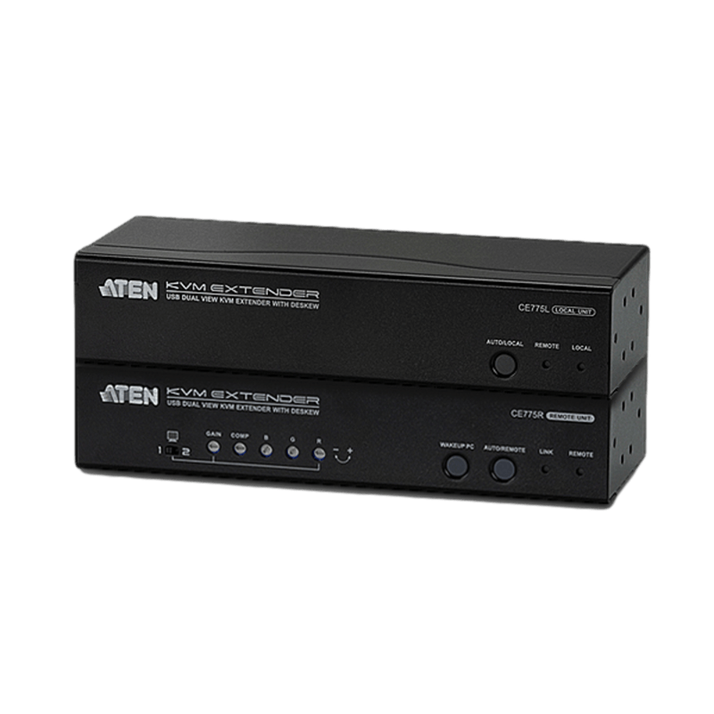 ATEN USB VGA Dual View Cat 5 KVM Extender CE775