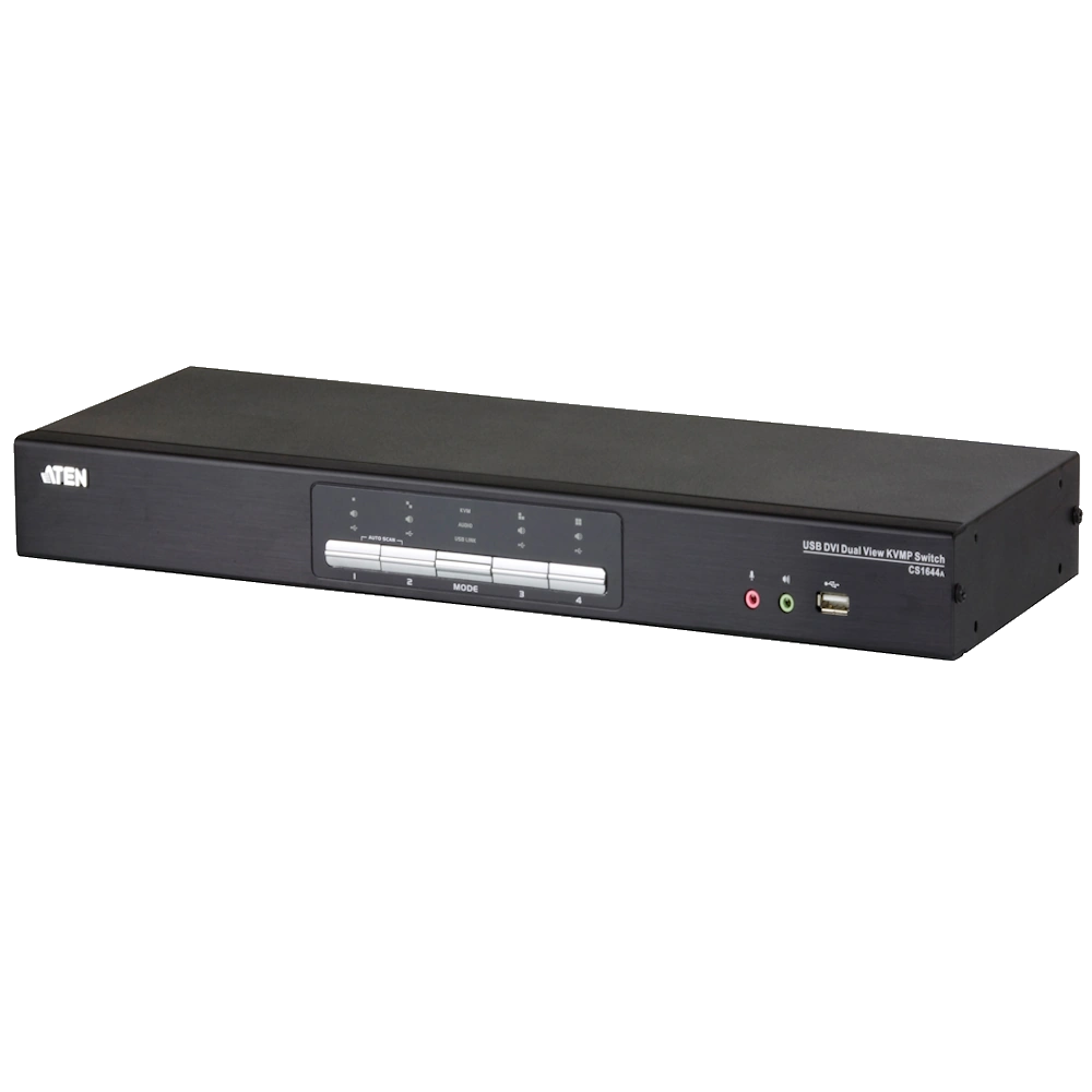 CS1644A 4Port USB DVI D.View KVM מבית ATEN