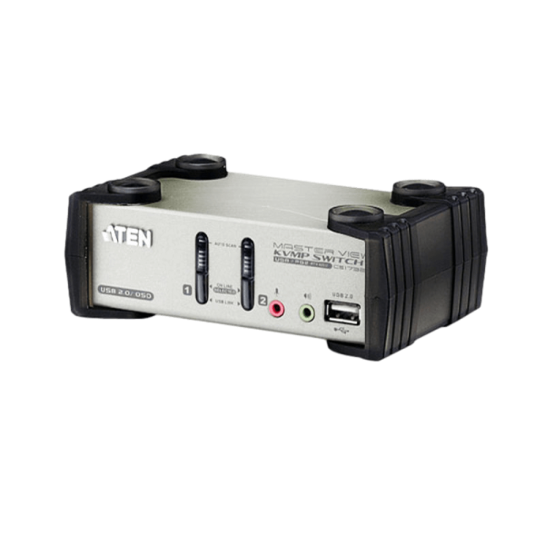 CS1732B 2PORT PS/2-USB VGA KVM מבית ATEN