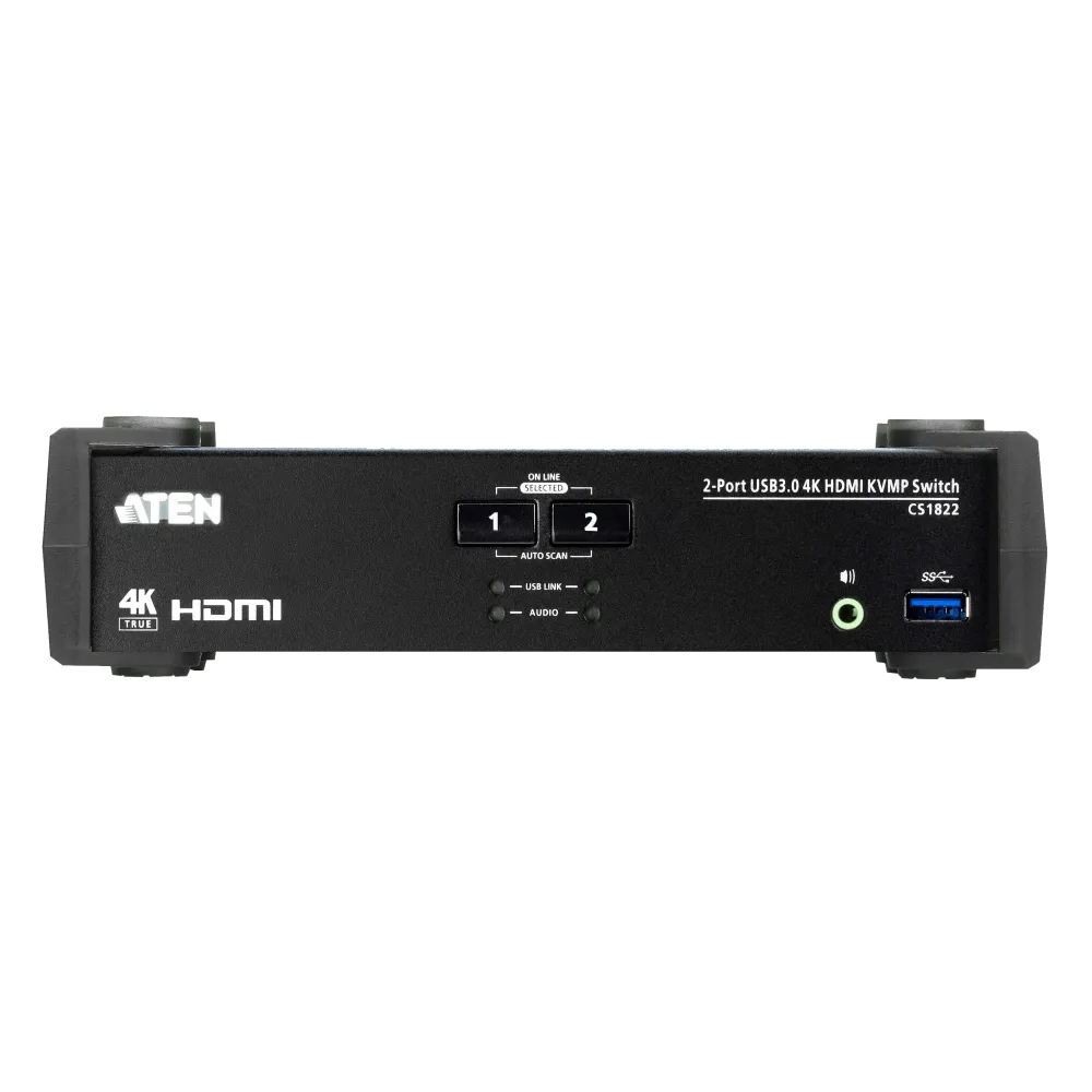 CS1822 2-PORT USB3.0 4K HDMI מבית ATEN