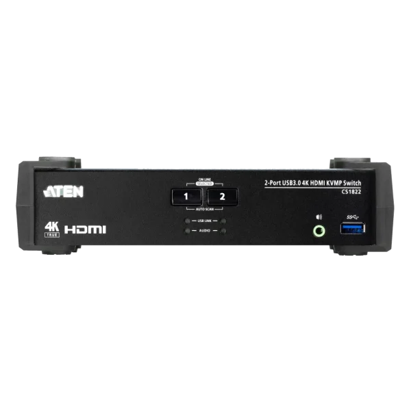 CS1822 2-PORT USB3.0 4K HDMI מבית ATEN