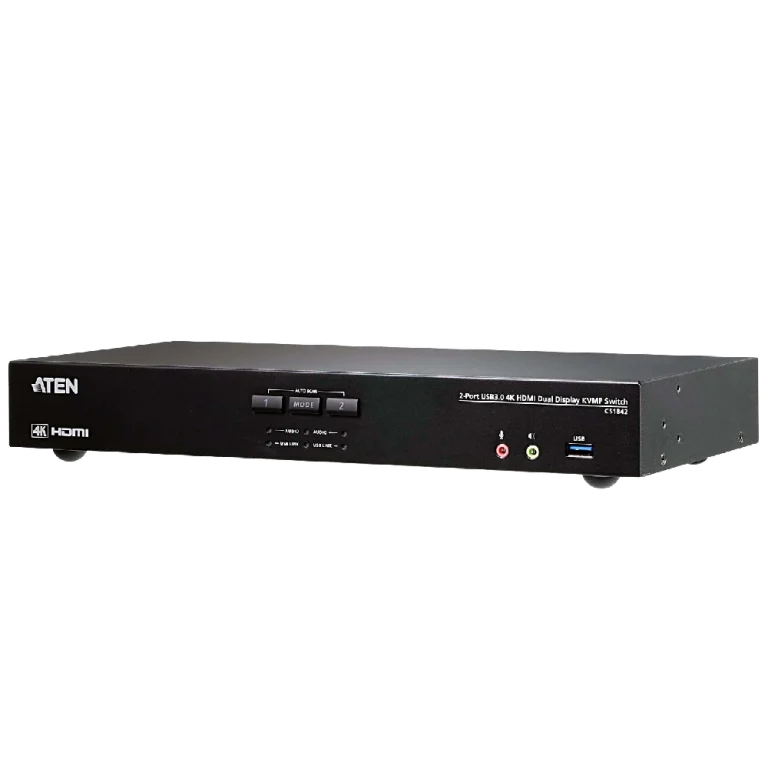 CS1842 2P USB3.0 4K HDMI KVM D.V מבית ATEN