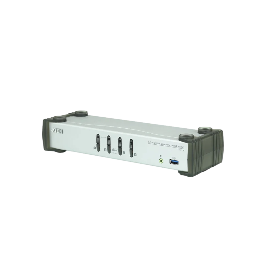 CS1914 4-PORT USB/DP 4K-UHD KVM מבית ATEN