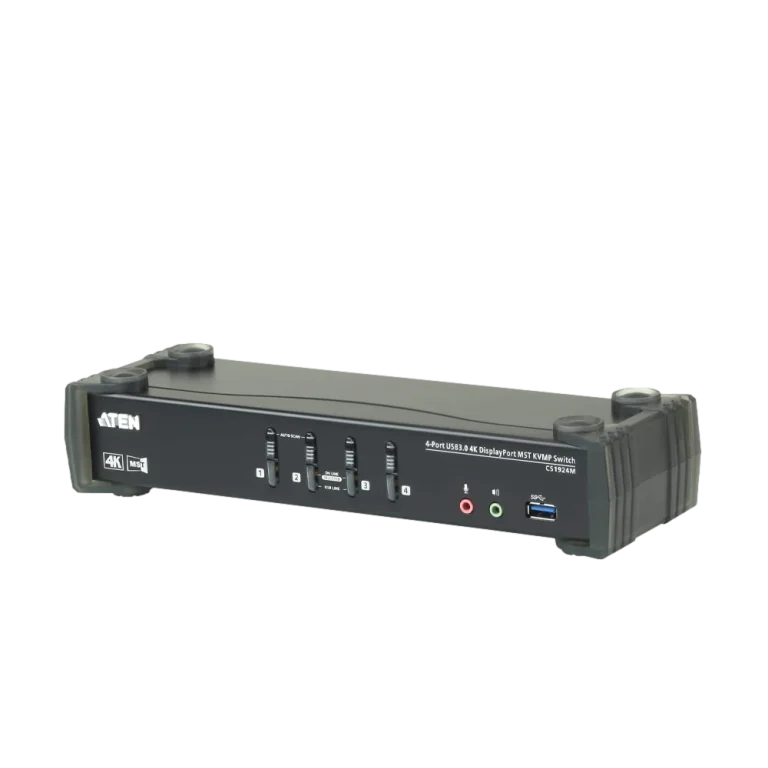 CS1924M 4PORT USB 4K DP-MST KVMP מבית ATEN