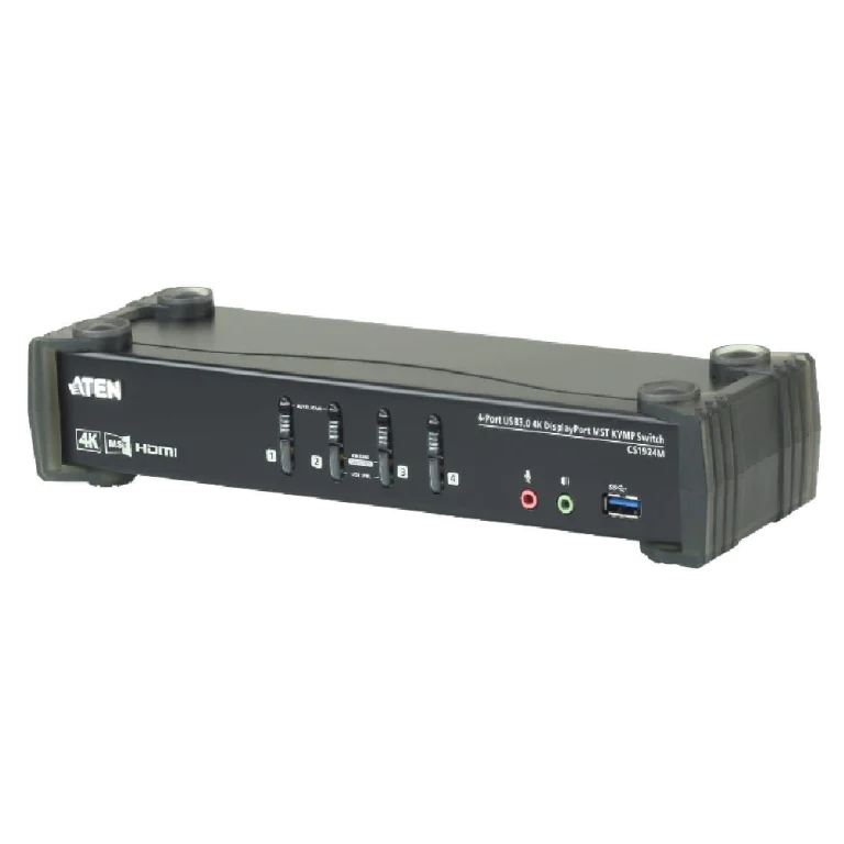 CS1924M 4PORT USB 4K DP-MST KVMP מבית ATEN