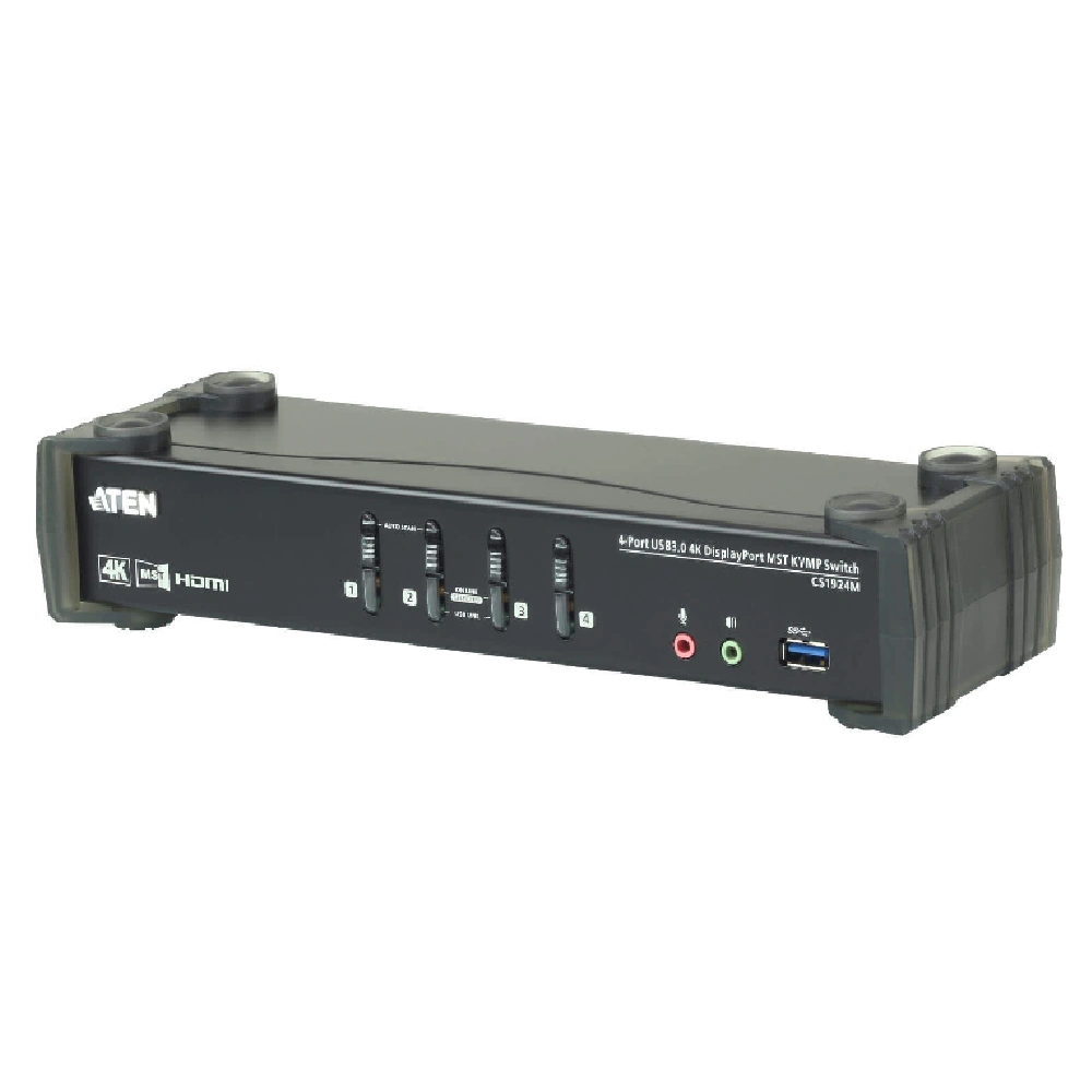 CS1924M 4PORT USB 4K DP-MST KVMP מבית ATEN