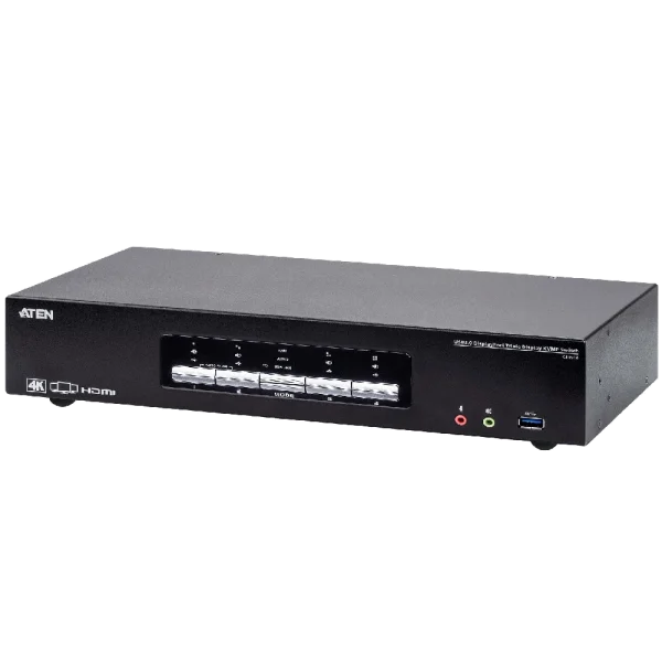 CS1964 4P USB3 4K DP 3XVIEW KVM מבית ATEN