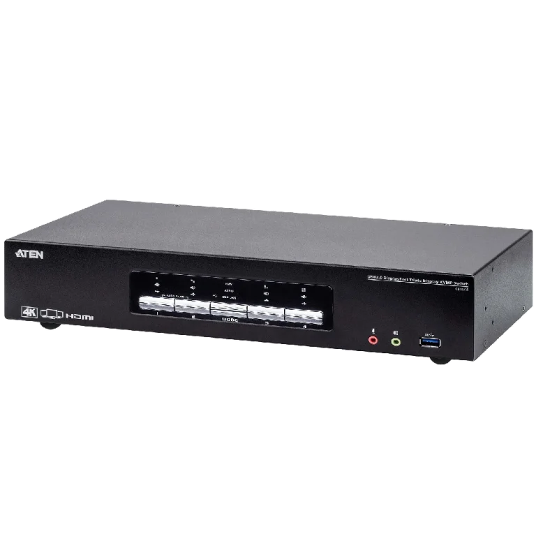 CS1964 4P USB3 4K DP 3XVIEW KVM מבית ATEN