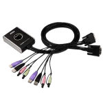 CS682 2-Port USB DVI/Audio Cable KVM מבית ATEN