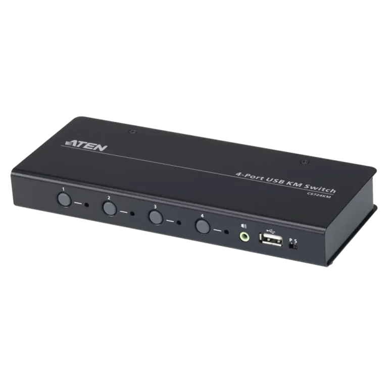 CS724KM 4-PORT USB KM SWITCH מבית ATEN
