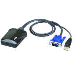 ATEN Laptop USB KVM Console Crash Cart Adapter IT Kit CV211CP