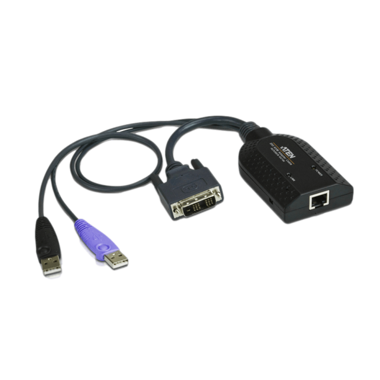 ATEN USB DVI Virtual Media KVM Adapter KA7166