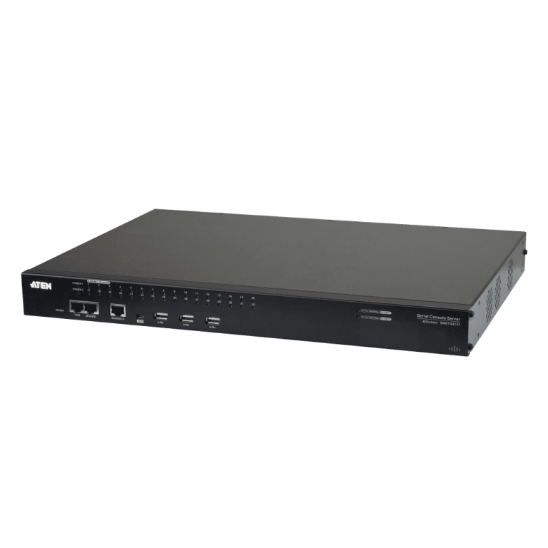 ATEN 32-Port Serial Console Server with Dual Power/LAN SN0132CO