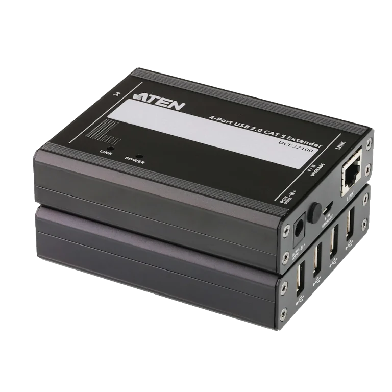 UCE32100 4-Port USB 2.0 100m Ext מבית ATEN