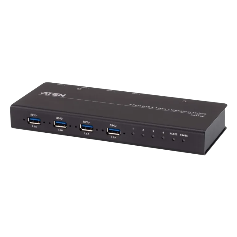 US3344I 4x1-HUB USB3.1 w/RS485 מבית ATEN