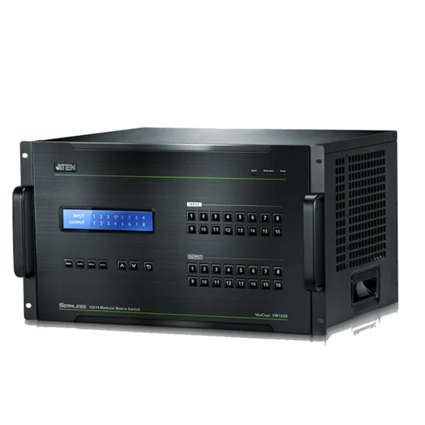 VM1600A 16X16 MODULAR MATRIX 6U מבית ATEN