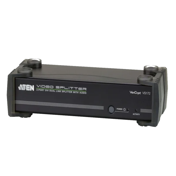 VS172 2-Port DVI Dual Link/Audio Splitter מבית ATEN