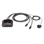 US3312  2-Port USB-C 4K DisplayPort KVM מבית ATEN