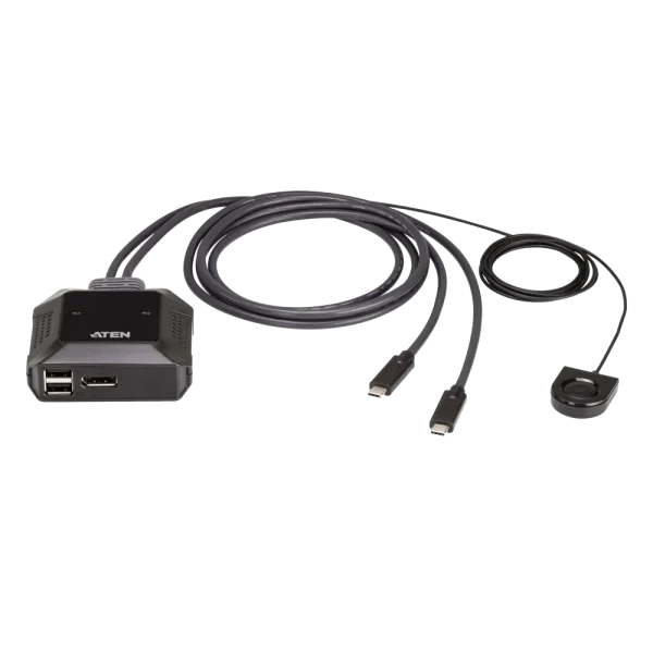 US3312  2-Port USB-C 4K DisplayPort KVM מבית ATEN