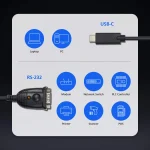 UC232C - USB-C to RS-232 Adapter מבית ATEN