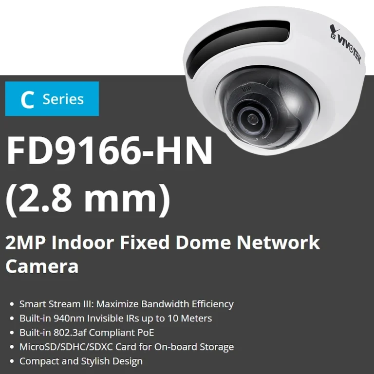 מצלמת כיפה FD9166-HN 2MP מבית VIVOTEK 