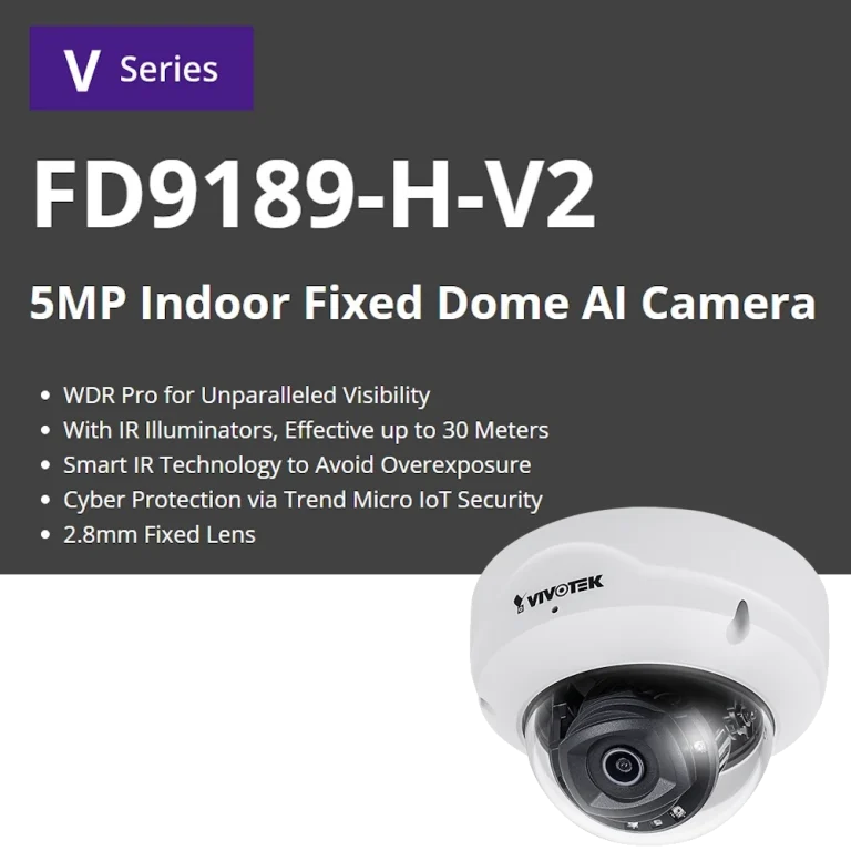 מצלמת כיפה FD9189-H-V2 5MP מבית VIVOTEK