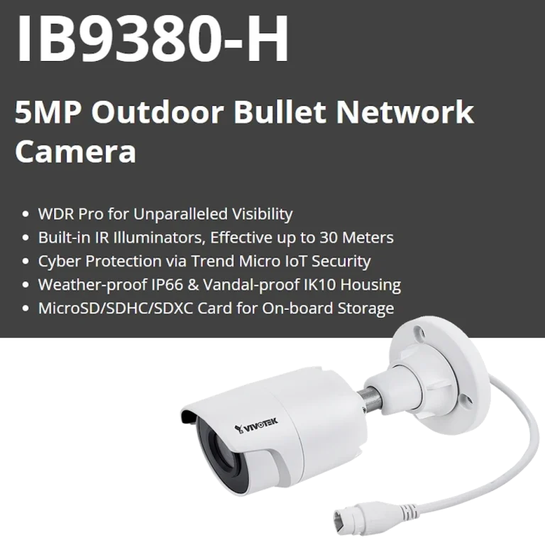 מצלמה חיצונית IB9380-H 5MP מבית VIVOTEK