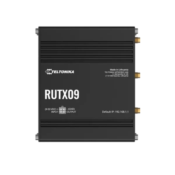 נתב סלולרי תעשייתי RUTX09 מבית TELTONIKA